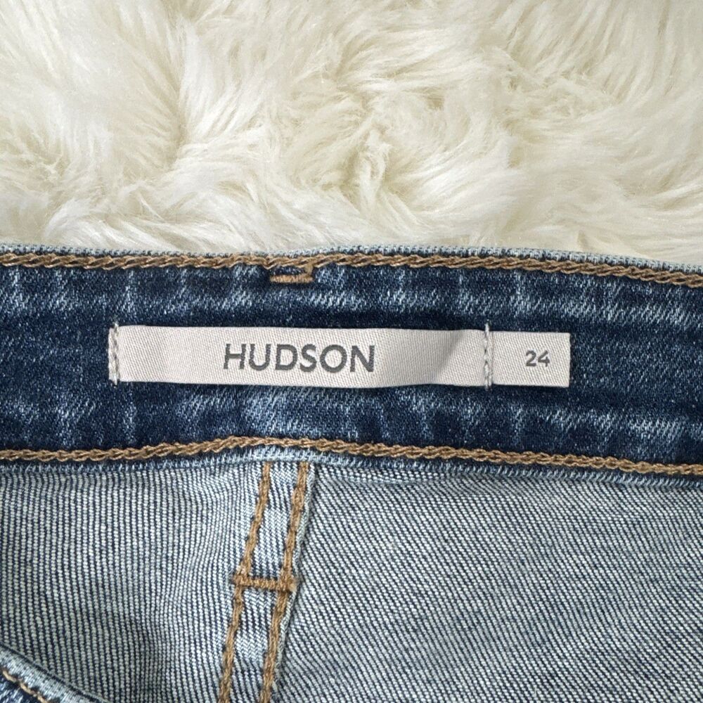 Hudson Barbara High Rise Baby Boot Jeans 24 (24x32) Blue Stretch Womens New NWT - Picture 5 of 11